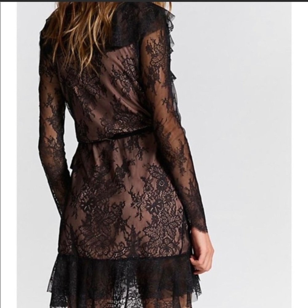 NWT For Love and Lemons Daphne Wrap Dress. - Picture 2 of 6